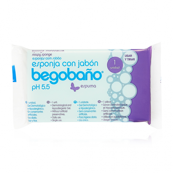 Esponja Banho Impregnada Com Sabão (BS8)