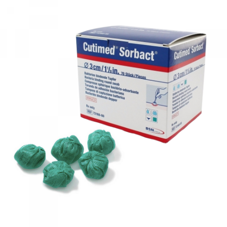 Tampões Redondos Captação Bacteriana Cutimed Sorbact