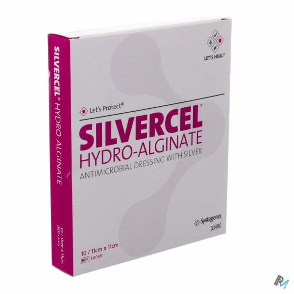 PENSO HIDROALGINATO DE CÁLCIO COM PRATA SILVERCEL NÃO ADERENTE