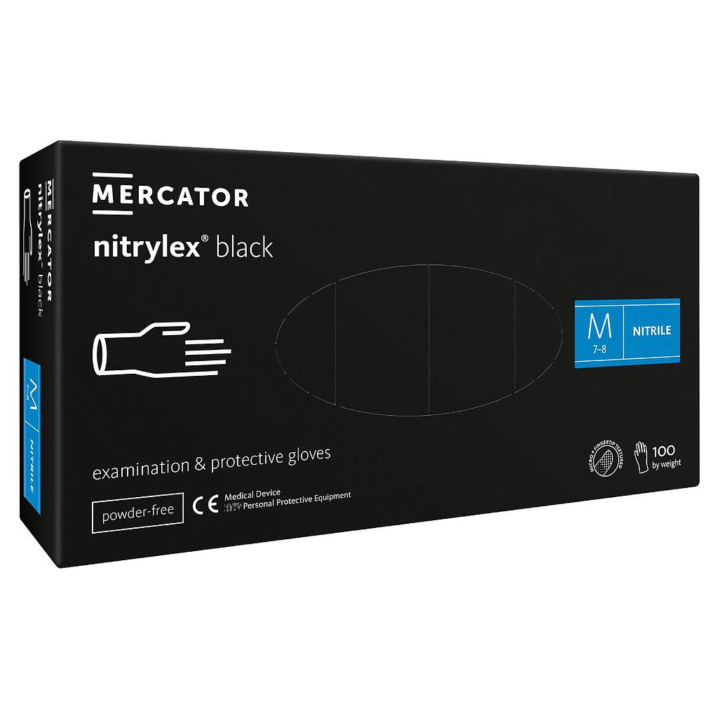 Luva De Exame Nitrilo Nitrylex Black