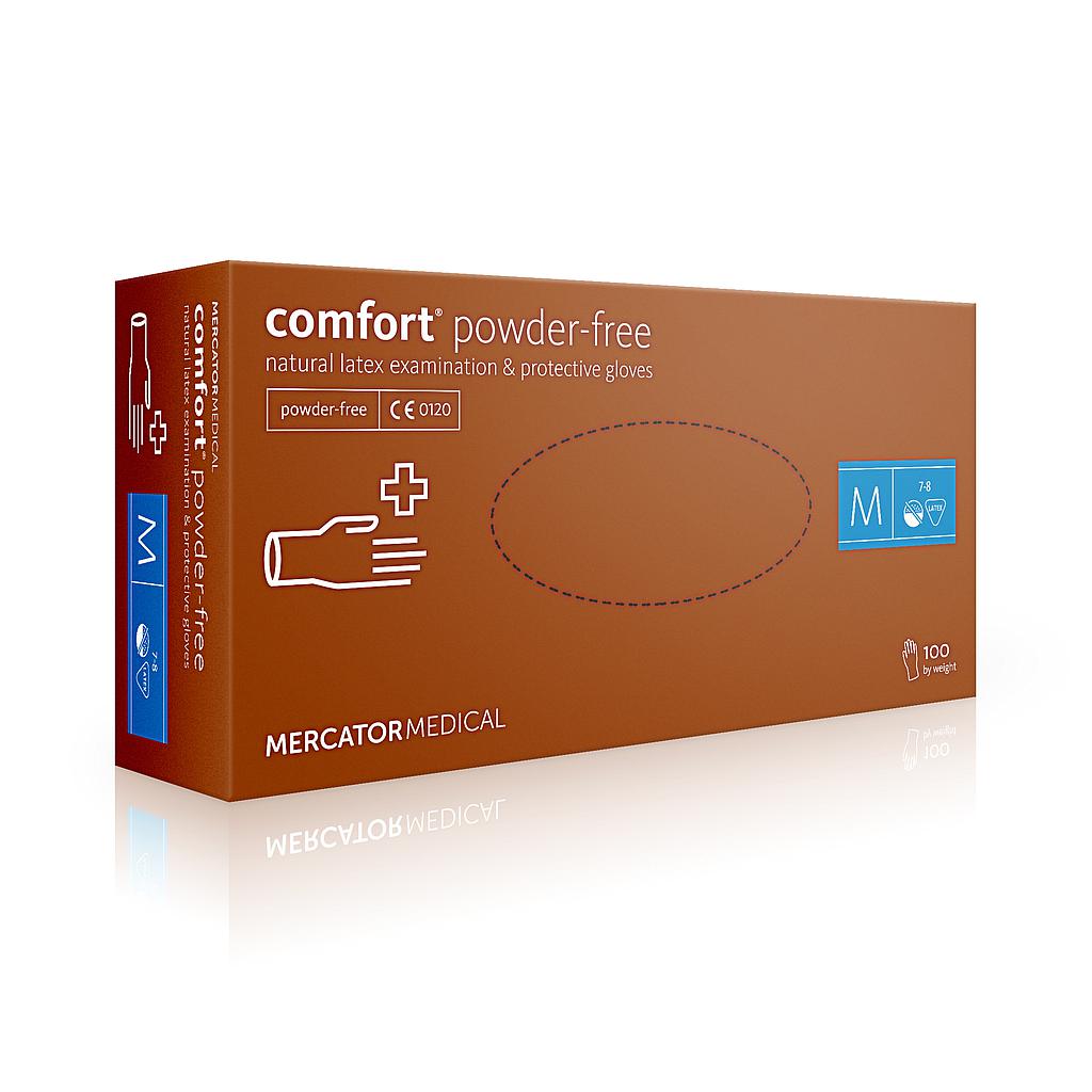 Luva De Exame Látex Sem Pó Comfort Powder-Free